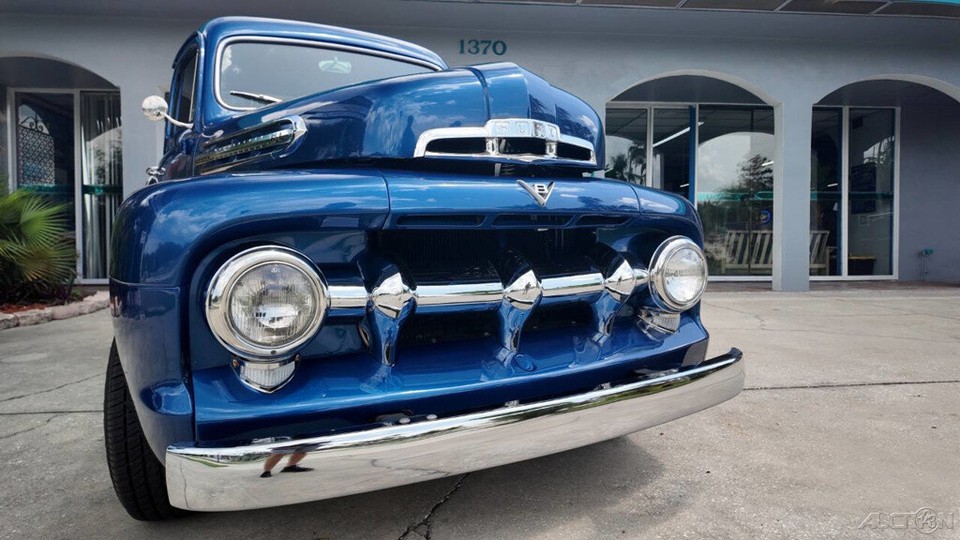 1951 Ford F1 Pickup Powered by 239 CI Flathead V8 with aluminum intake