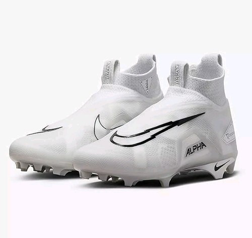Nike Alpha Menace Elite 3 Pure Platinum Men's Football Cleats Sz 8 (CT6648-109) - Picture 3 of 16