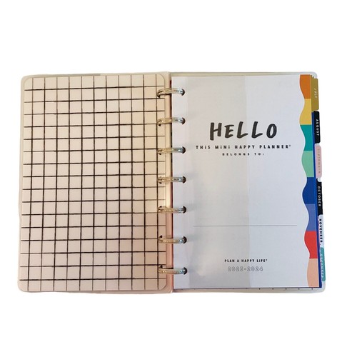 The Happy Planner Mini Monthly/Weekly Disc-Bound Vertical 2023-2024 "Good Day" - Picture 4 of 13