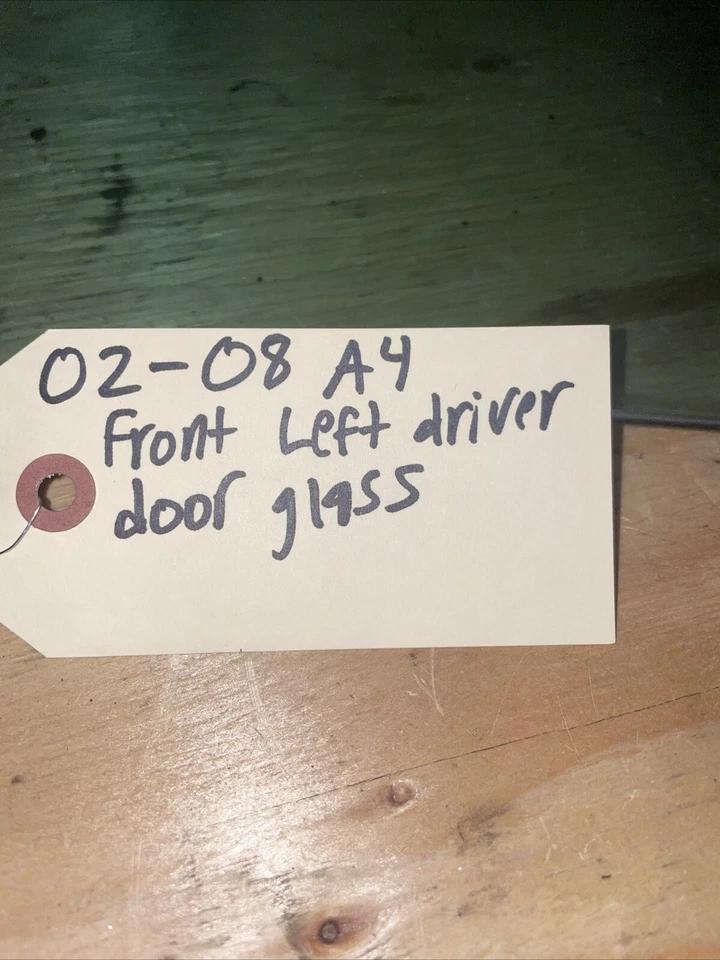 Audi A4 2002-2008 sedán puerta delantera izquierda conductor vidrio fabricante de equipos originales Foto 4 de 4