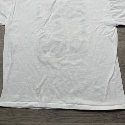T-shirt bianca vintage anni 90 Naturals By Penmans Halifax Nuova Scozia taglia grande L - Foto 10 di 16