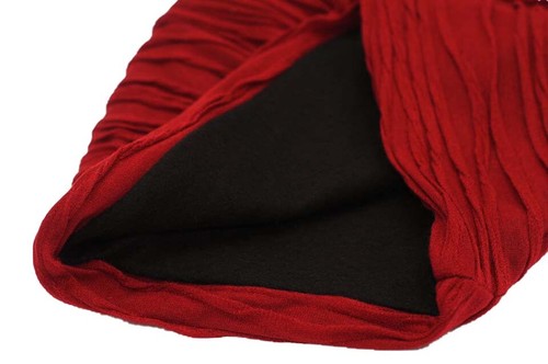 Gorro holgado invierno otoño gran tamaño arrugas largas unisex gorro apagado - Imagen 21 de 41