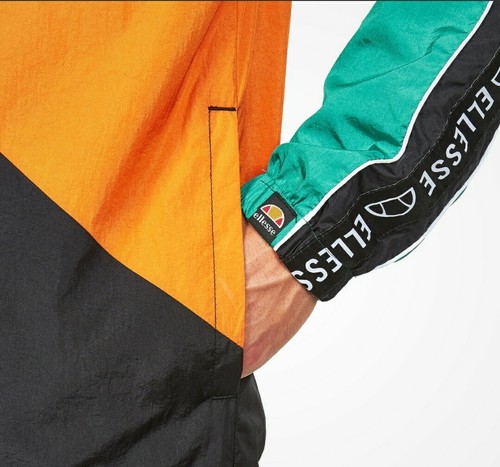 Men's Ellesse Jacket Lapaccio Full Zip Retro 90s Track Jacket US Sizes S and M - Picture 8 of 9