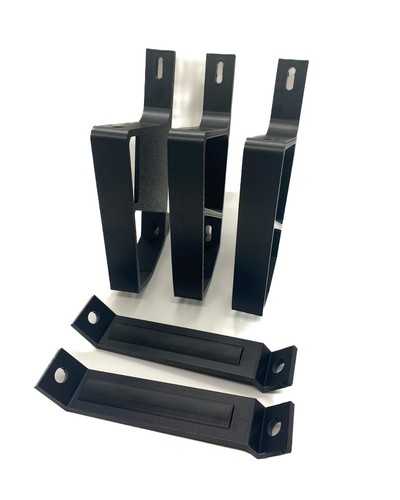 BMW E30 Cow Catcher IS/ES Front Bumper Mounting Bracket Kit with Side Brackets - Picture 2 of 16