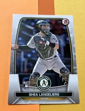 2023 Bowman Shea Langeliers RC #3 Oakland Athletics
