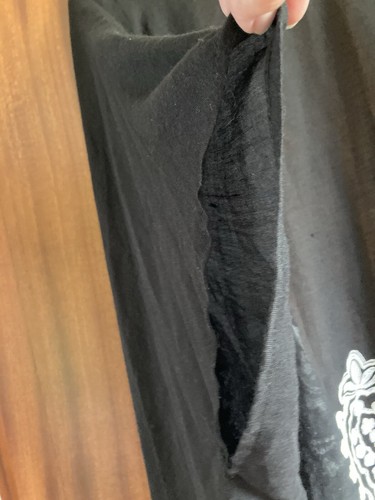 Accessory St New York Black With White Embroidery Pattern Beach Cover Up One Six - Picture 7 of 9