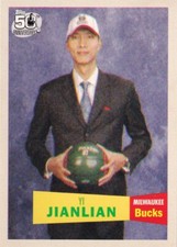 2007-08 Topps 50TH Anniversary Yi Jianlian #116 Bucks PWE