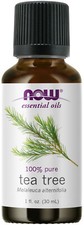 NOW FOODS 100% Pure Tea Tree Oil 1 oz (30 ml) Melaleuca alternifolia, 100% Pure