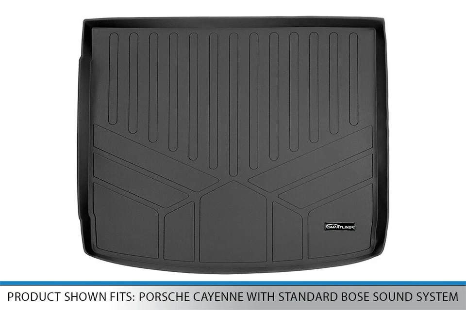 SMARTLINER Custom Fit Cargo Trunk Liner Mat OEM TPE 2011-2018 Porsche Cayenne Foto 3 de 4