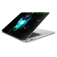 Skin Decal Wrap for Macbook Air 13 Inch 13" - Dreamcatcher Blue Feathers