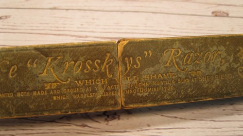 Vintage Sheffield Hummi Krossky's J. Nowill & Sons Straight Barber Shaving Razor - Bild 13 von 15