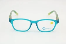 Modern Optical Vibrant Teal Matte Square Eyeglasses Frames 44-16-130