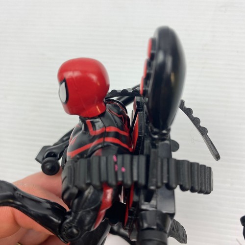 Vintage 1995 Marvel Spiderman Action Figure 13cm 5” Toy Biz RARE Red Black Suit - Bild 5 von 11