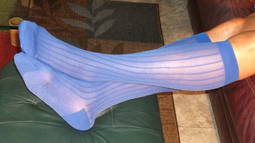 Herren transparentes Nylon OTC dick und dünn Socken, TNT Kappe Zehe und Ferse, schwarz Größe 10-13 - Bild 65 von 84