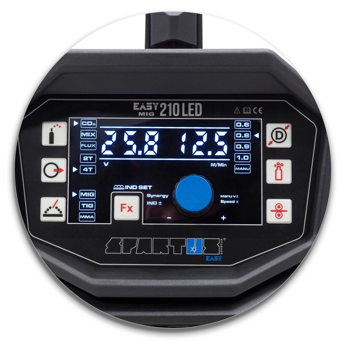 Spartus EasyMIG 317 LCD – Profi MIG/MAG Schweißgerät 300A 400V – Doppel-Puls Für Alu & Edelstahl – Synergie & 4-Rollen-Antrieb – 4in1 Inverter Spartus EasyMIG 317 LCD – Profi MIG/MAG Schweißgerät 300A 400V – Doppel-Puls Für Alu & Edelstahl – Synergie & 4-Rollen-Antrieb – 4in1 Inverter