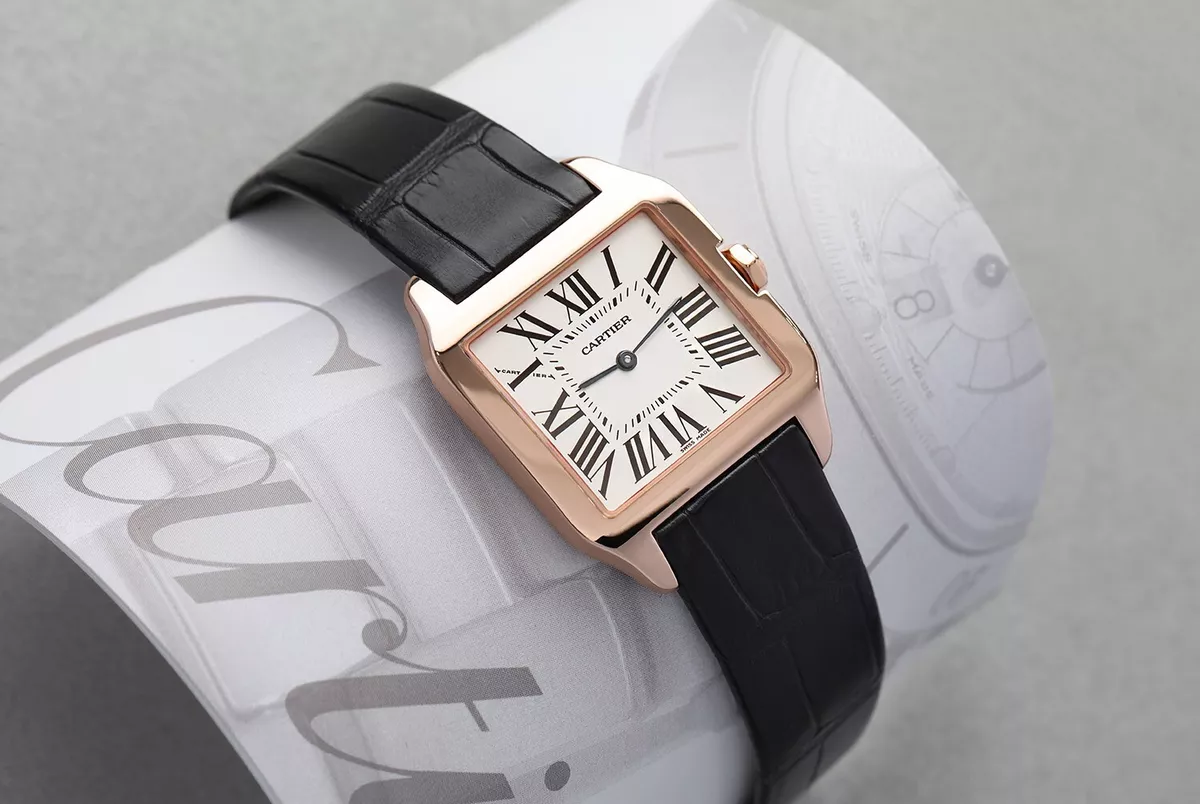 Cartier santos shop dumont quartz