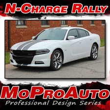 For 2015-2023 Dodge Charger Rally Racing Stripes Hood Decals Graphics 3M Vinyl