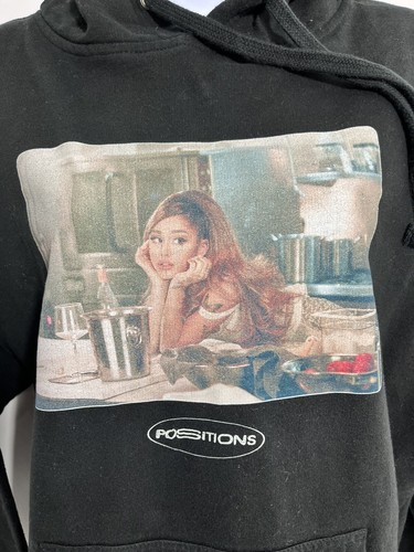 Ariana Grande Positions Tour Konzert Hoodie Kapuzenpullover Gr. Herren M schwarz - Bild 3 von 6
