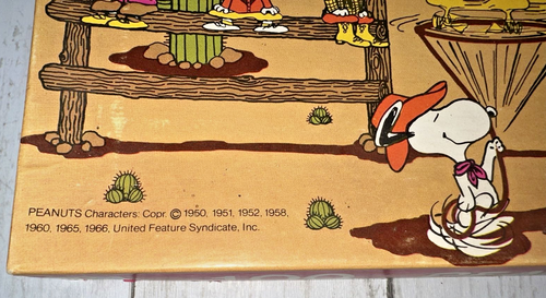1966 MB Puzzle 100 Pieces 16 x 11 Peanuts Happy Time Ranch - Complete - Picture 2 of 5