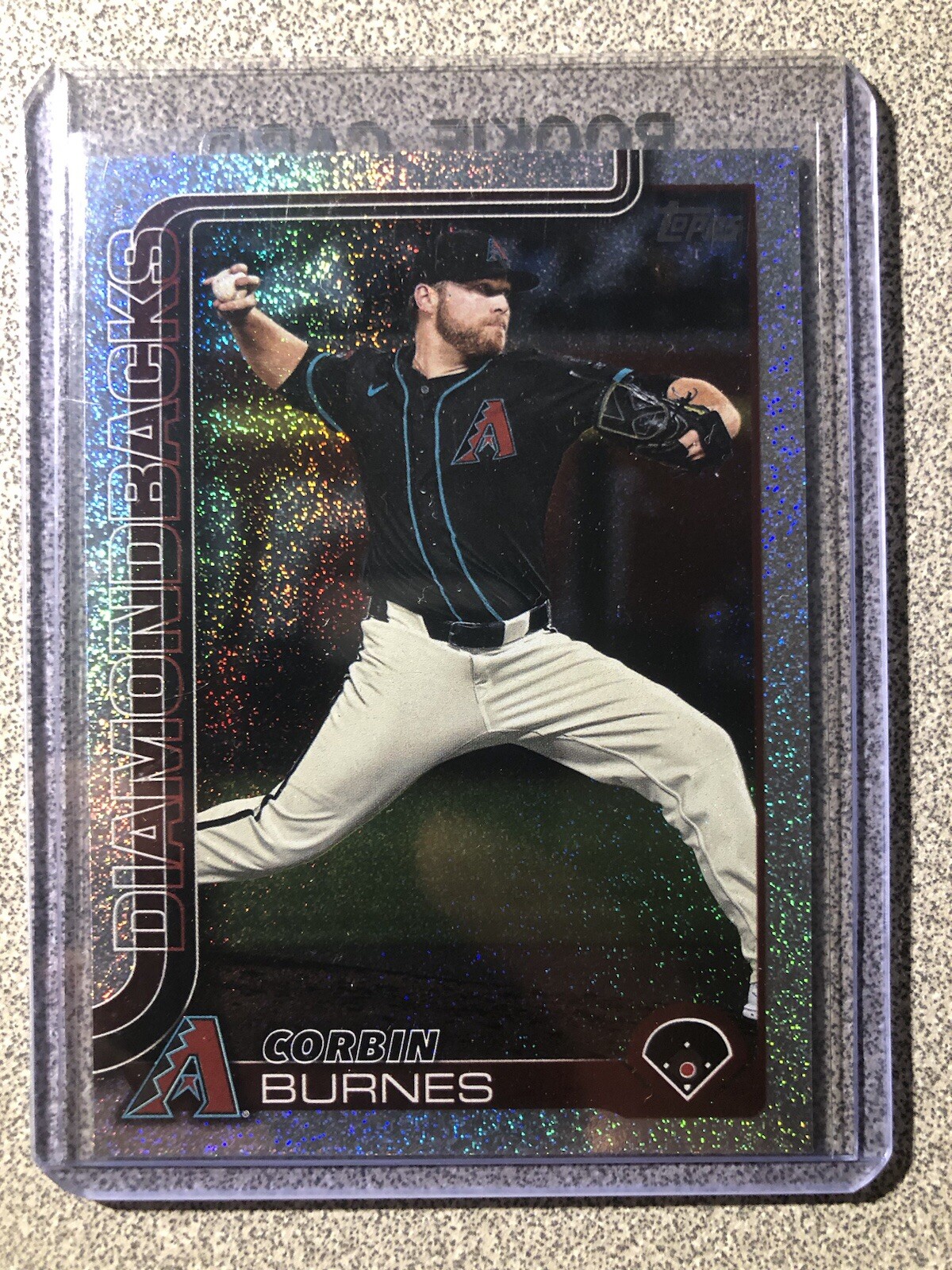 2025 Topps Series 2 Corbin Burnes Sandglitter #394 Arizona Diamondbacks