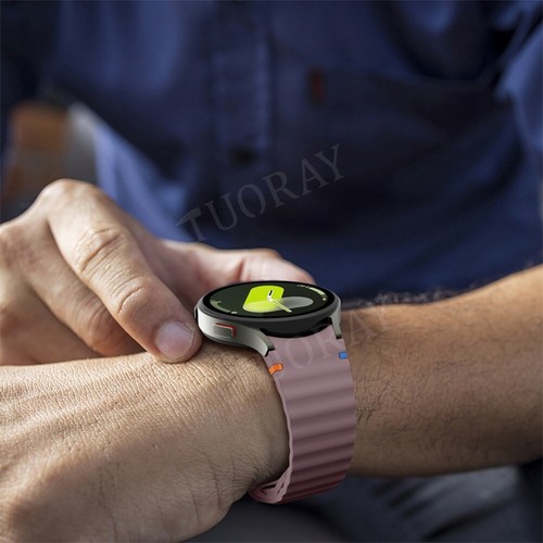Für Samsung Galaxy Watch 7 6 5 4 FE 40/44mm 6 Classic Sport Silikon Uhrenarmband - Picture 96 of 96