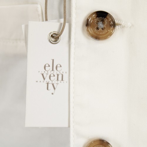 Eleventy NWD Double Breasted Vest/Waist Coat Size Medium in Ivory Cotton Blend - Picture 5 of 12