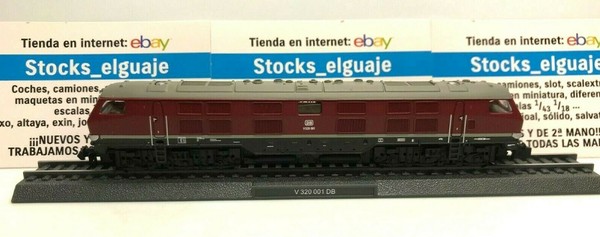 V 320 001 DB TREN LOCOMOTORA VIA FERROCARRIL SCALE N 1/160 15 CM