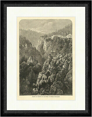 View of Hohenfels near St. Blasien in the Baden Black Forest Facsimile _ E 2292 - Picture 1 of 1