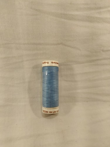METTLER QUILTING 100% COTTON THREAD- 40/3 150m -164 YARDS col. 284- Art 136 Blue - Picture 2 of 5
