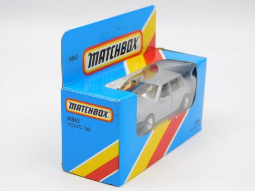 Matchbox Superfast Volvo 760 Saloon Car China 80S MB-62 In BLUE BOX - Picture 2 of 3
