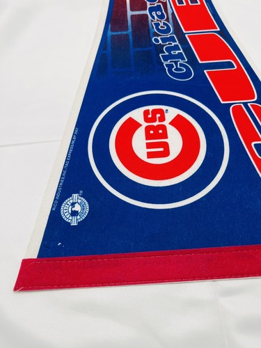 Chicago Cubs Pennant 2007 Brick Wall with Vine Rico Industries 12 x 30 Full Size - Bild 2 von 6