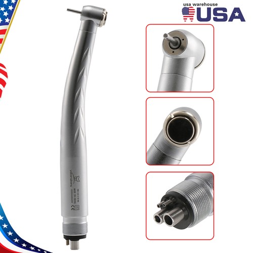 NSK Style Dental (LED Light) High Speed Turbine Handpiece Push Button 4 Holes - Picture 16 of 78
