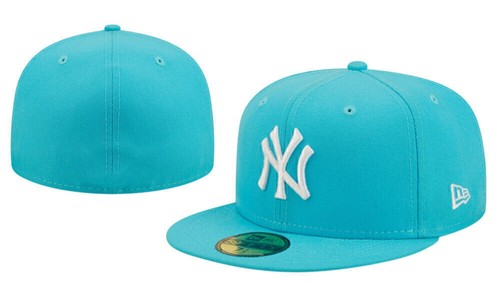 New York Caps Flat Fitted Yankees Baseball Full Closed NY Hat With BOX FAST SHIP - Picture 22 of 51