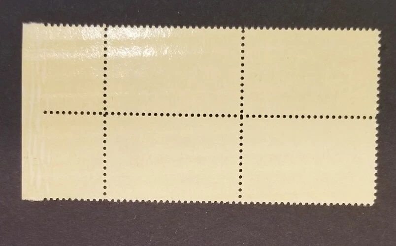 1956 US Stamps, Scott #1081 Wheatland  3c block of 4  - Image 2 of 2