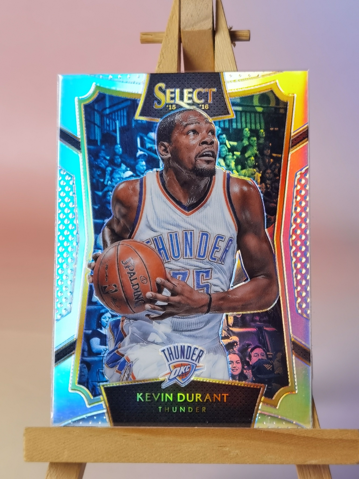 2015-16 Panini Select Silver Prizm #66 Kevin Durant Thunder