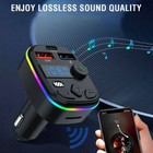 Car Accessories Dual Usb Type C Fm Transmitter Mp3 Player Phone Charger Wireless