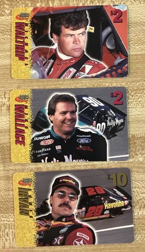 1996 Asset Racing Nascar Telefonkarten Michael Waltrip Mike Wallace Ernie Irvan - Bild 2 von 4