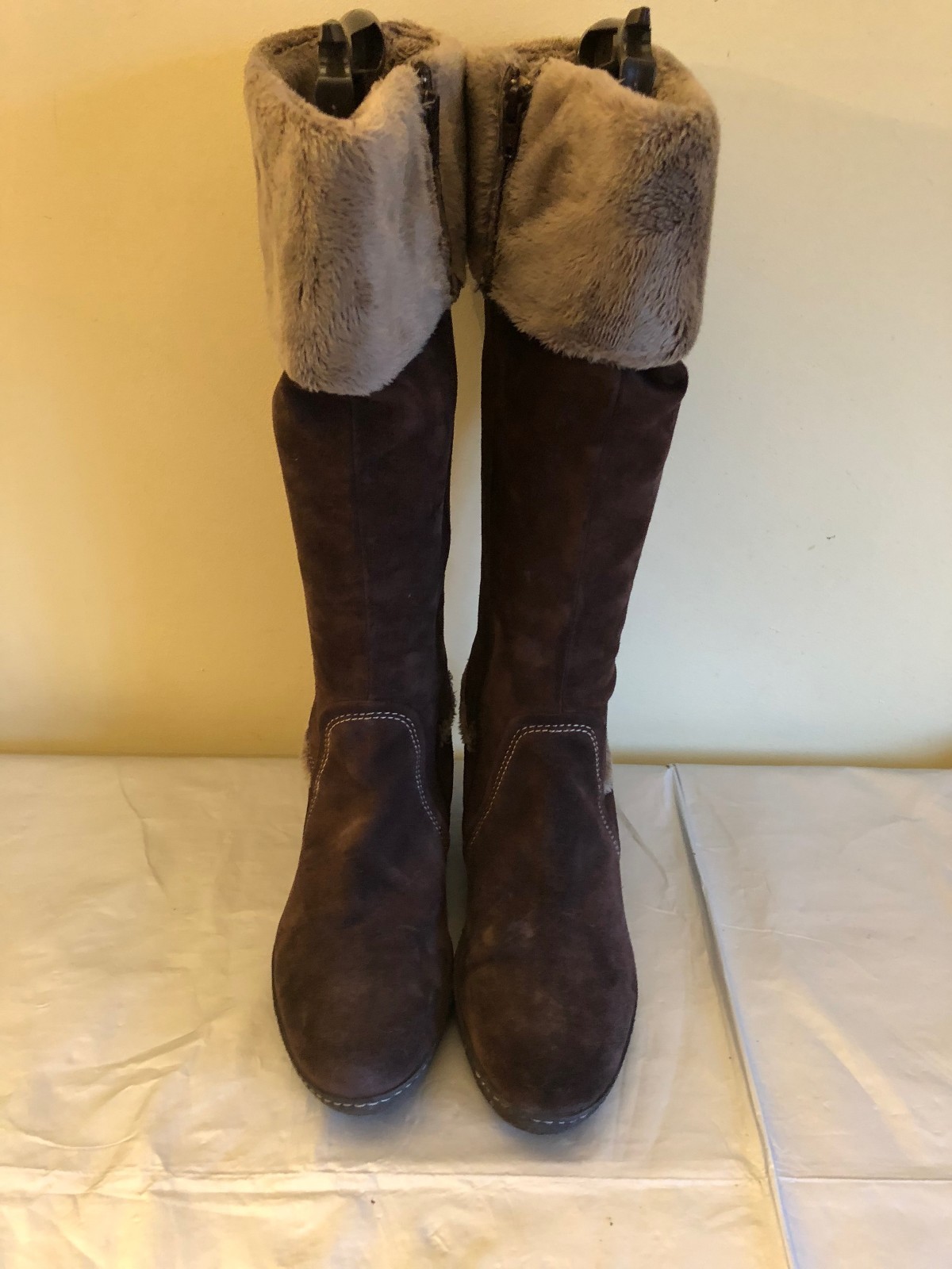 Episodio marrón botas De De De Gamuza Con Ribete De Piel Sintética Talla Uk 6 EU39 muy buen usado estado dbb59b Episodio marrón botas De De De Gamuza Con Ribete De Piel Sintética Talla Uk 6 EU39 muy buen usado estado dbb59b