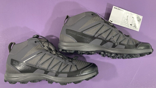 NIB 11 REGULAR MENS SALOMON SPEED ASSAULT 2 TACTICAL SHOES 416248 WOLF GRAY - Picture 5 of 8