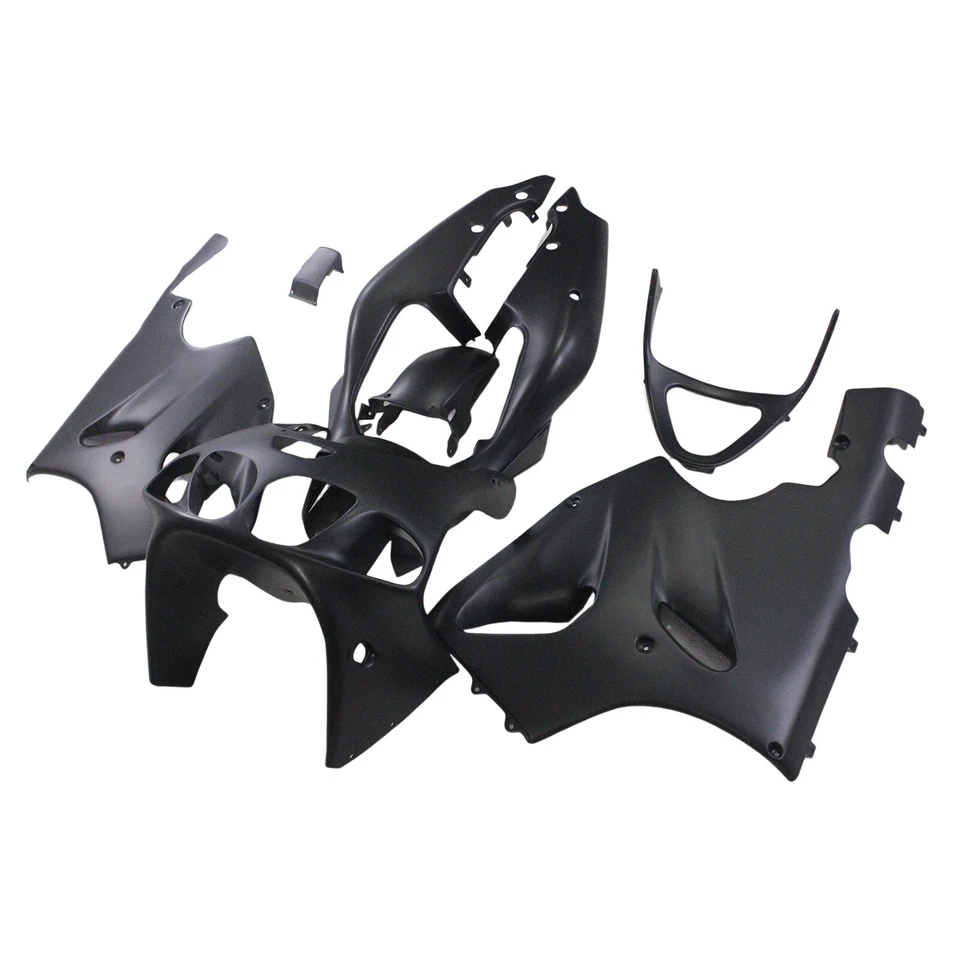 Carenados negros para Kawasaki Ninja ZX7R 01 02 03 1996-2003 kit de carrocería de inyección Foto 3 de 4