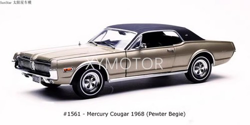 SunStar 1:18 MERCURY COUGA 1967 Racing-#21 Marty Beaulieu Diecast Model Car Toys - Picture 17 of 29