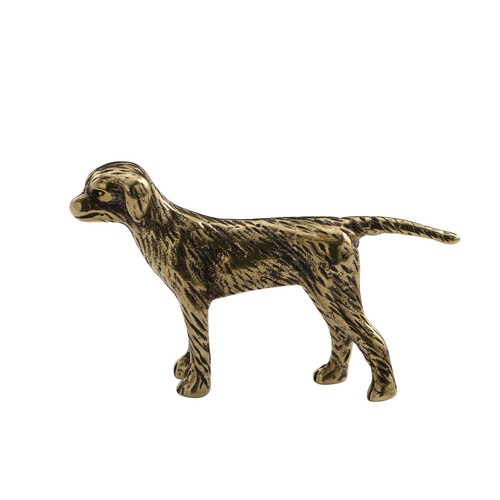 Brass Chinese Tianyuan Dog Statue Dog Figurine Home Decor Tea Pet Ornaments - Picture 5 of 5