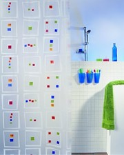 Spirella Bio SAND Shower Curtain 120 x 200 cm PEVA