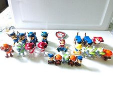 Paw Patrol Figures LOT 20 Pups Chase, Rocky, Marshall, Rubble plus 2 extra items