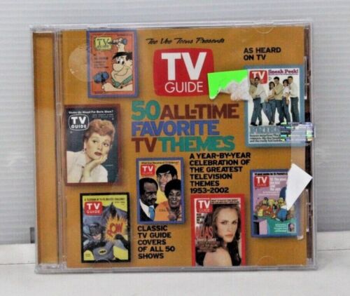 TV Guide 50 All Time Favorite TV Themes CD NEW Seal And Case tv-guide-50-all-time-favorite-tv-themes-cd-new-seal-and-case