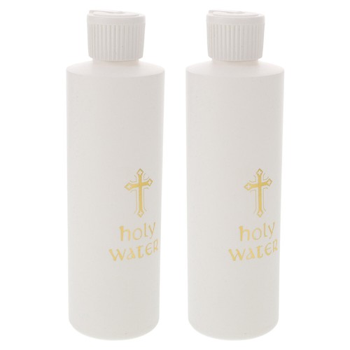 2PCS Plastic Containers Empty Holy Water Bottles Household Holy Flask Gold 250ML - Bild 3 von 12