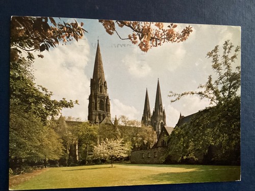 Postcard Cathedral Church Edinburgh Posted from Brockley 1980 to Canada B169 - Picture 1 of 2
