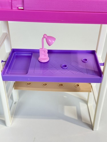 Barbie Loft Bunk Bed Furniture & Accessories Playset 2019 #FXG52 - Picture 7 of 10