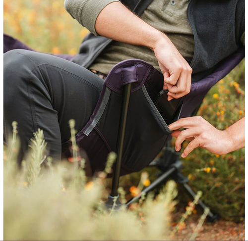 Eagles Nest Outfitters Lounger DL Camp Chair, Deep Indigo - Picture 3 of 8