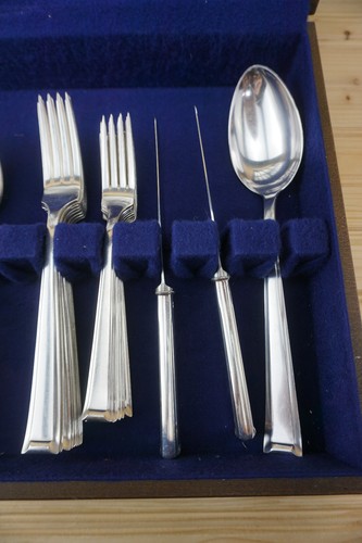 Bruckmann & Sohn 48 Piezas Cena Ensalada Tenedor Mesa Cuchara de Té Cuchillos Servir - Imagen 7 de 14